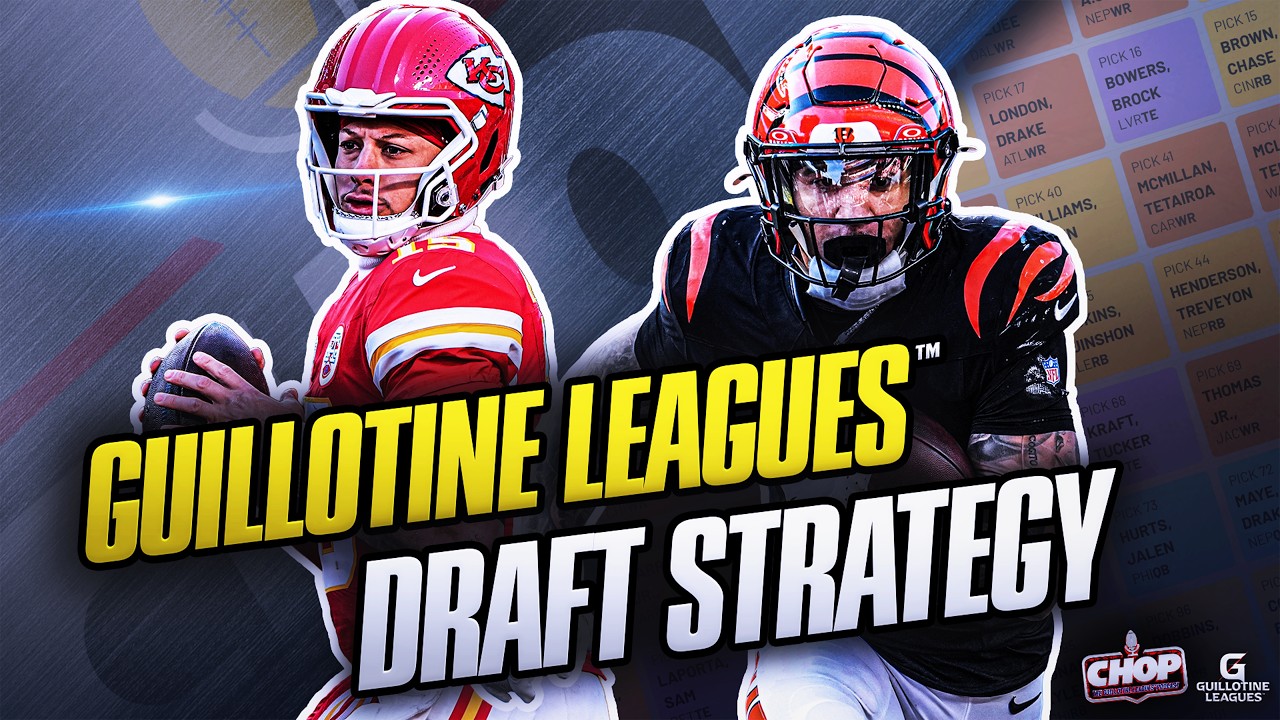 2026 Guillotine Draft Strategy: Safe Veterans & Boom-Bust Picks | CHOP